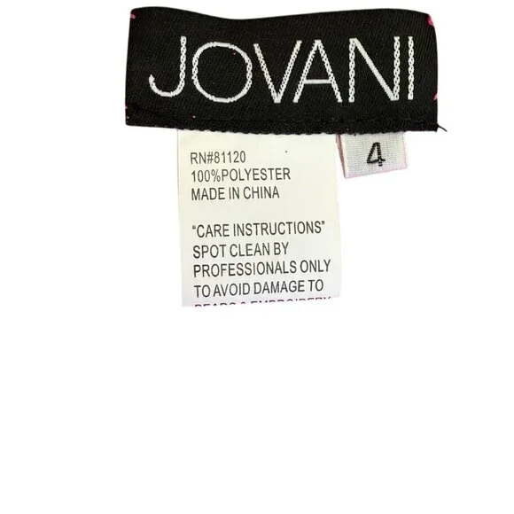 Hot Pink Strapless Corset Jovani Gown 43419 Size 4 NWT - Picture 7 of 9